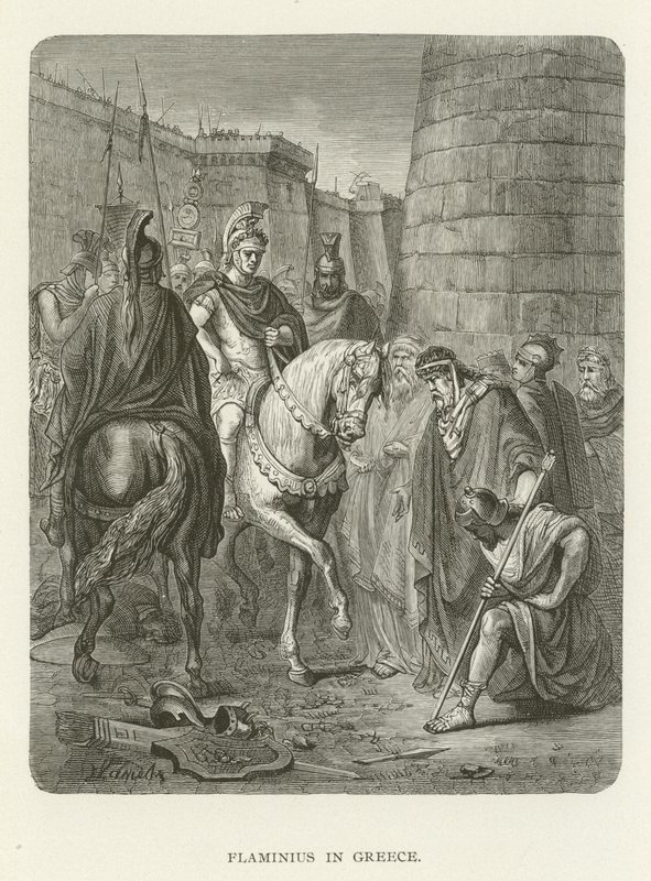 Flaminius w Grecji autorstwa American School