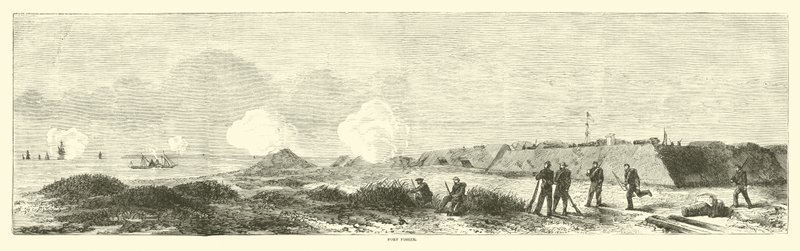 Fort Fisher, grudzień 1864 autorstwa American School