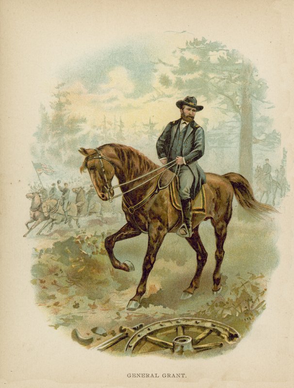 Generał Ulysses S Grant autorstwa American School