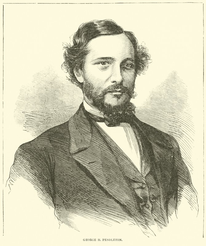 George H Pendleton, listopad 1864 autorstwa American School