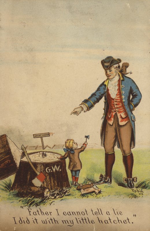 George Washington spowiada się ojcu autorstwa American School