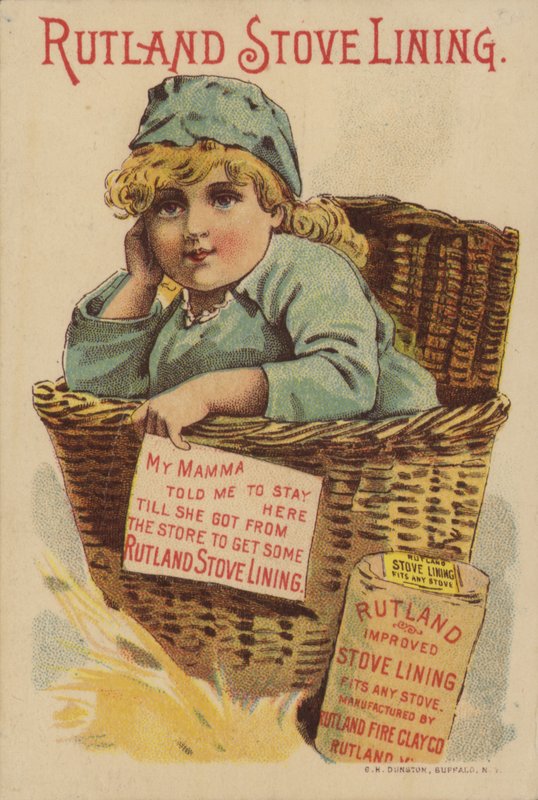 Dziewczyna siedzi w koszyku autorstwa American School