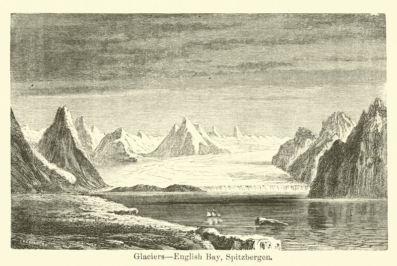 Lodowce, Zatoka Angielska, Spitzbergen autorstwa American School