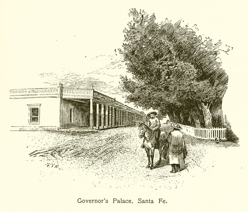 Pałac Gubernatorów, Santa Fe autorstwa American School