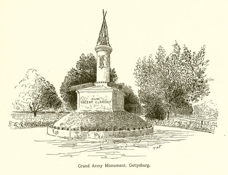 Pomnik Wielkiej Armii, Gettysburg autorstwa American School