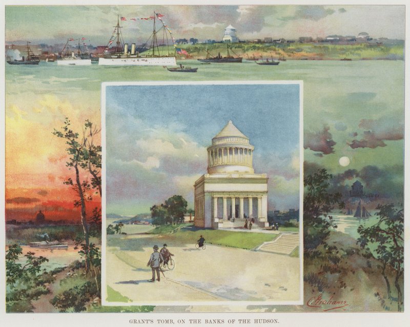 Grób Granta, nad brzegiem rzeki Hudson autorstwa American School