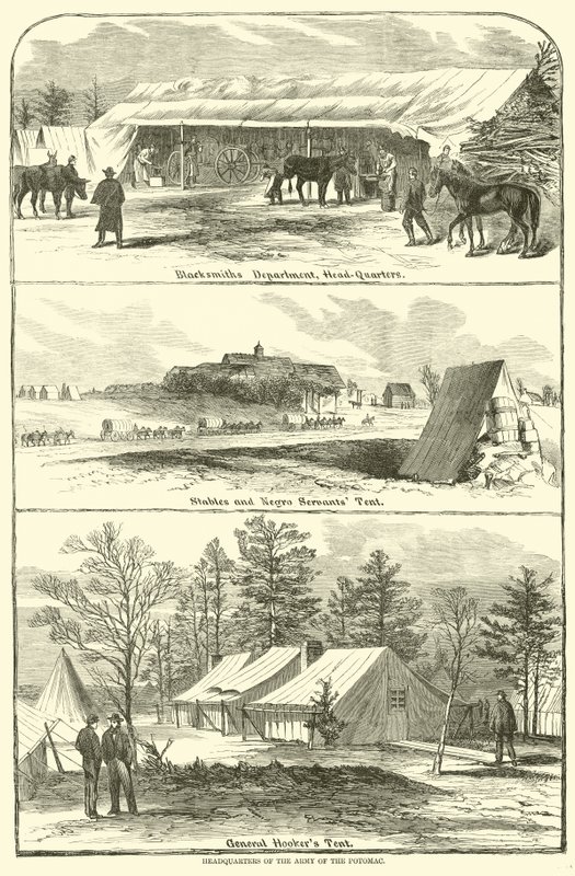 Dowództwo Armii Potomaku, styczeń-kwiecień 1863 r. autorstwa American School