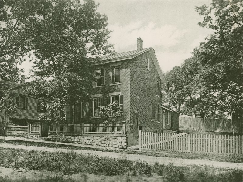 Dom Ulyssesa S Granta w 1861 r. (fotograwiura) autorstwa American School