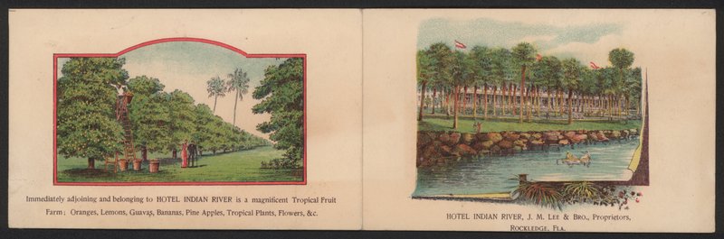 Karta Hotelowa (kolorowy grawer) autorstwa American School