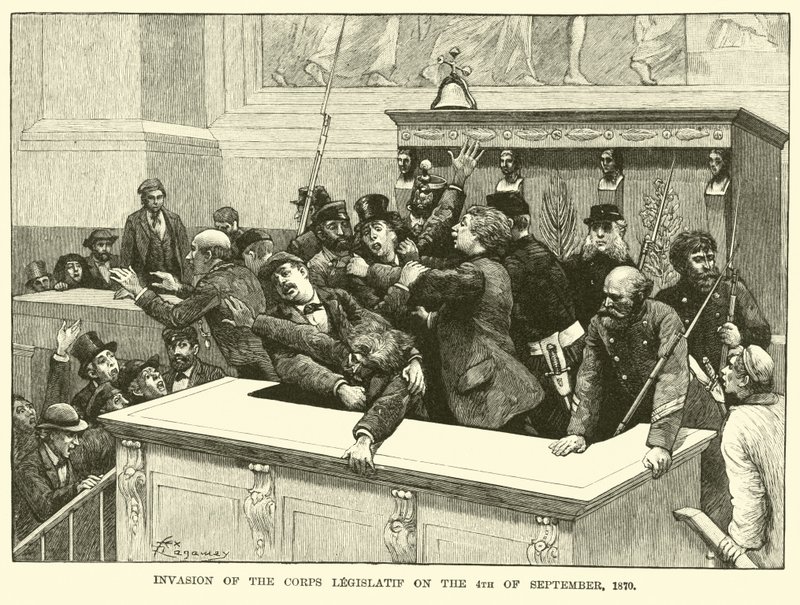 Inwazja Korpusu Legislatif w dniu 4 września 1870 r autorstwa American School
