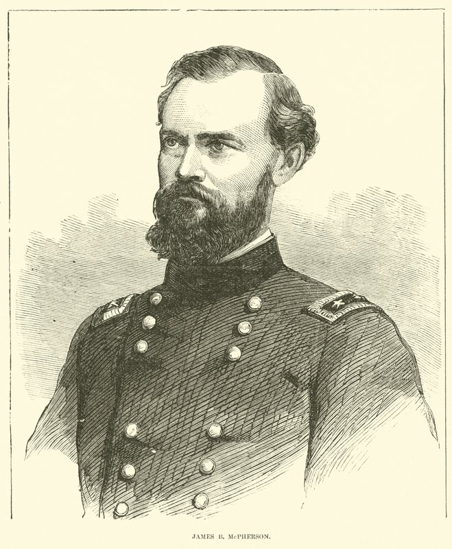 James B. McPherson, lipiec 1864 r. autorstwa American School