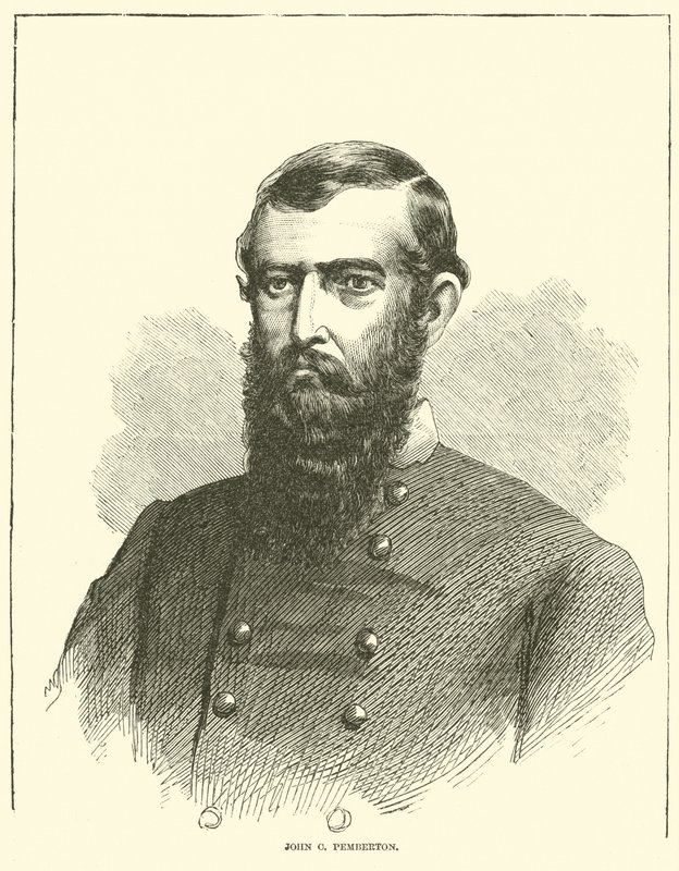John C. Pemberton, maj 1863 autorstwa American School