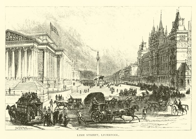 Lime Street, Liverpool autorstwa American School