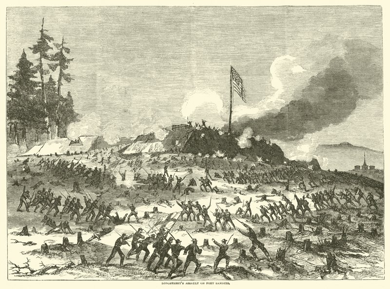 Atak Longstreets na Fort Sanders, listopad 1863 autorstwa American School