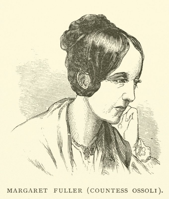 Margaret Fuller, hrabina Ossoli, amerykańska dziennikarka i działaczka na rzecz praw kobiet (rycina) autorstwa American School