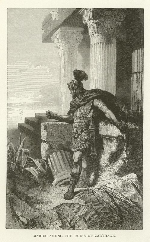Marius wśród ruin Kartaginy autorstwa American School