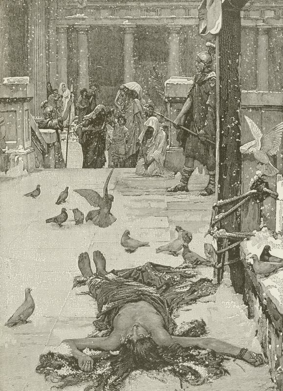 Męczeństwo św. Eulalii, z obrazu JW Waterhouse autorstwa American School