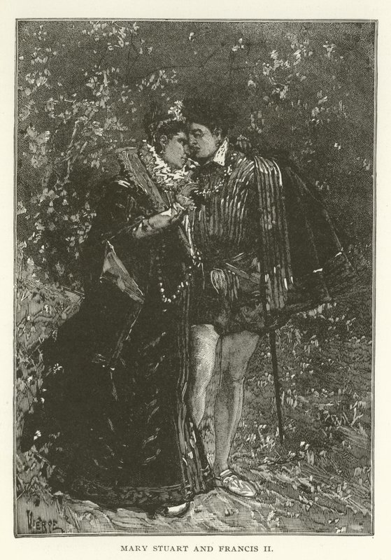 Maria Stuart i Franciszek II autorstwa American School