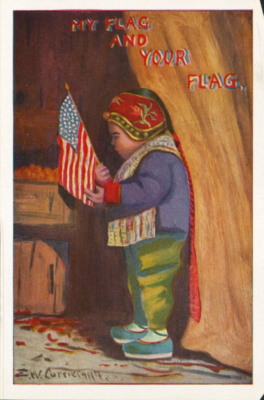 Moja flaga i twoja flaga (kolor lito) autorstwa American School