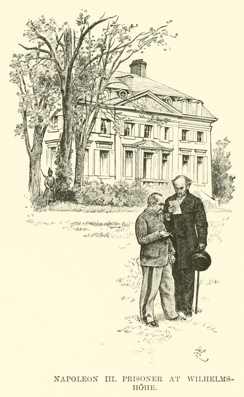 Napoleon III, więzień Wilhelmshohe autorstwa American School