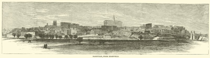 Nashville, z Edgefield, grudzień 1864 autorstwa American School