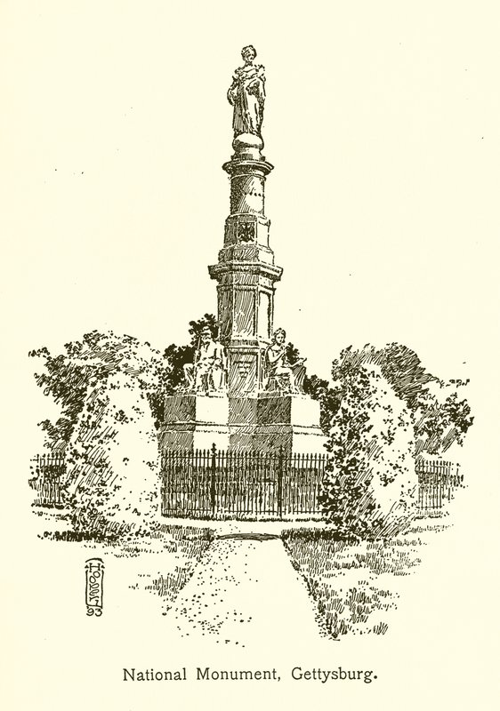 Pomnik narodowy, Gettysburg autorstwa American School