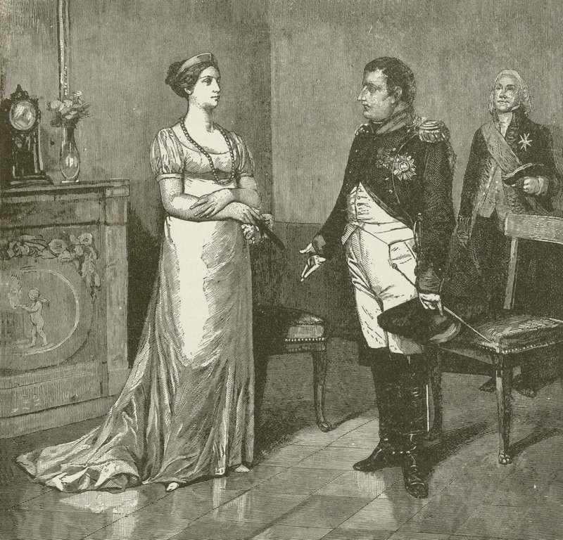 Napoleon ogłasza rozwód Józefinie autorstwa American School