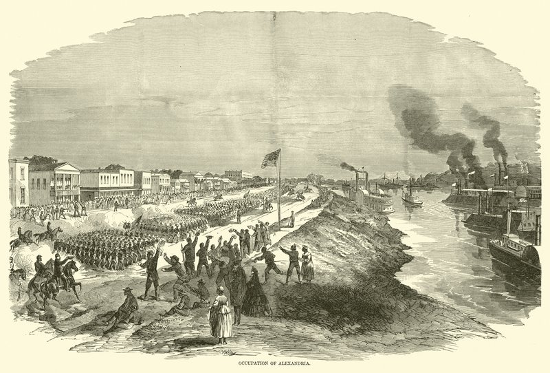 Okupacja Aleksandrii, maj 1863 r. autorstwa American School