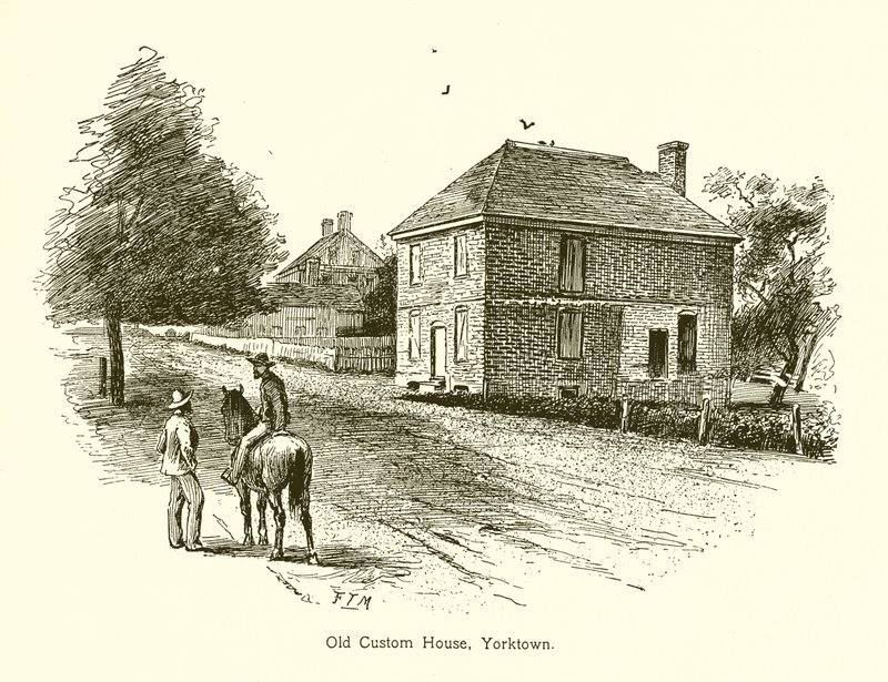 Stary urząd celny, Yorktown autorstwa American School