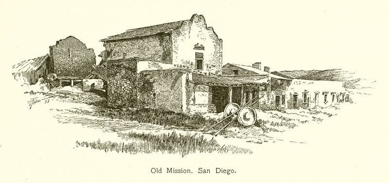 Stara Misja, San Diego autorstwa American School