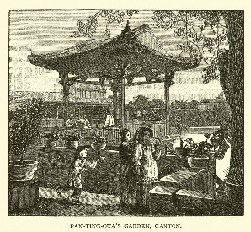 Pan-ting-Quas Garden, Kanton autorstwa American School