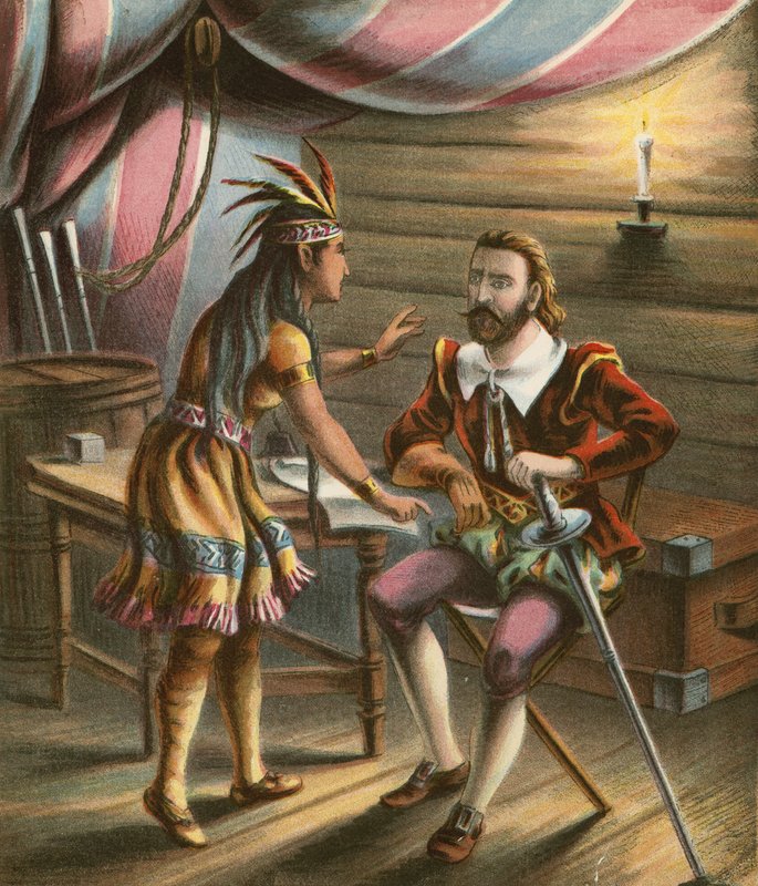 Pocahontas autorstwa American School