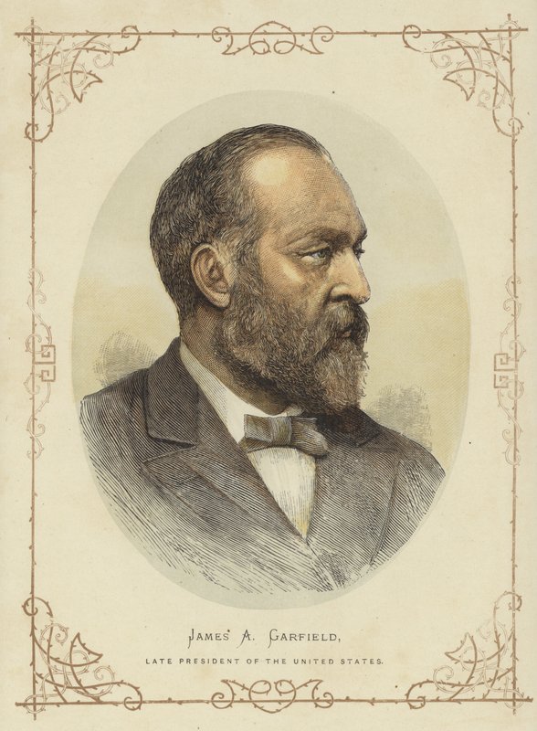Portret Jamesa Garfielda autorstwa American School