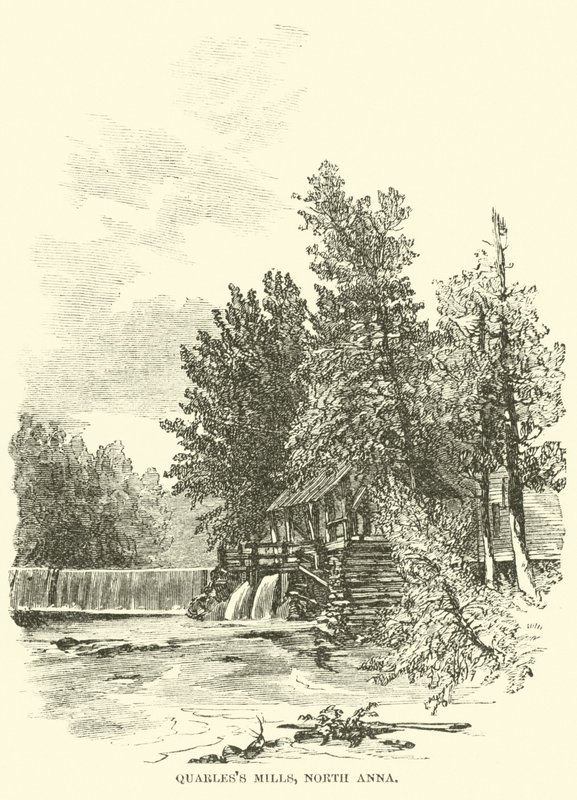 Quarless Mills, North Anna, maj 1864 autorstwa American School
