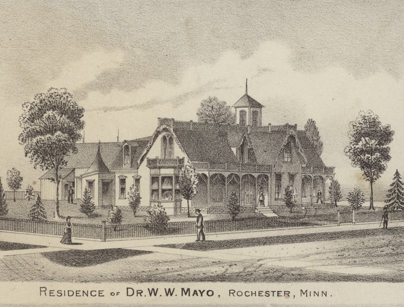 Rezydencja dr WW Mayo, Rochester, Minnesota, USA autorstwa American School