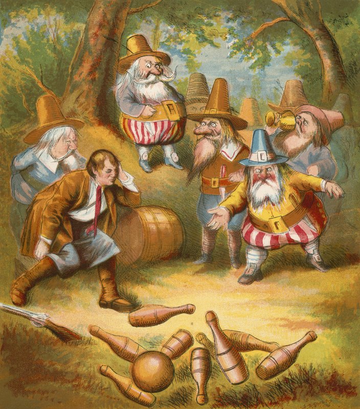 Rip Van Winkle autorstwa American School