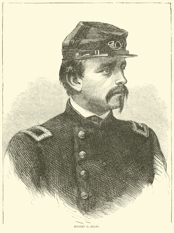 Robert G Shaw, lipiec 1863 r. autorstwa American School