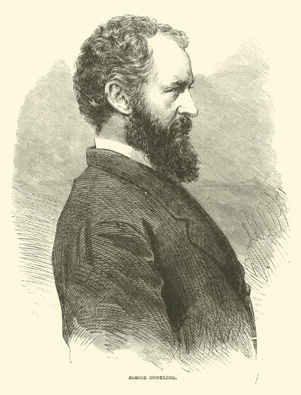 Roscoe Conkling, styczeń 1866 autorstwa American School