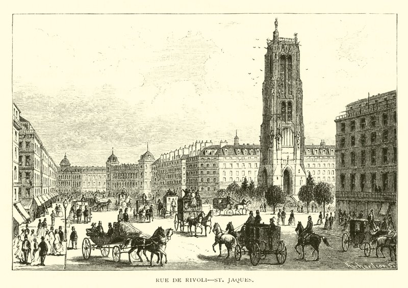 Rue de Rivoli, St Jacques autorstwa American School