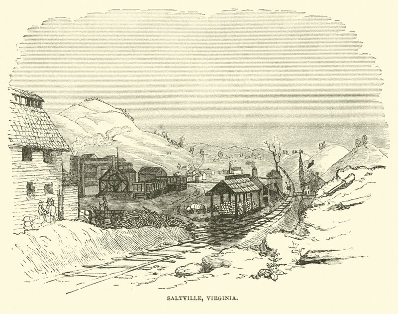 Saltville, Wirginia, grudzień 1864 r. autorstwa American School