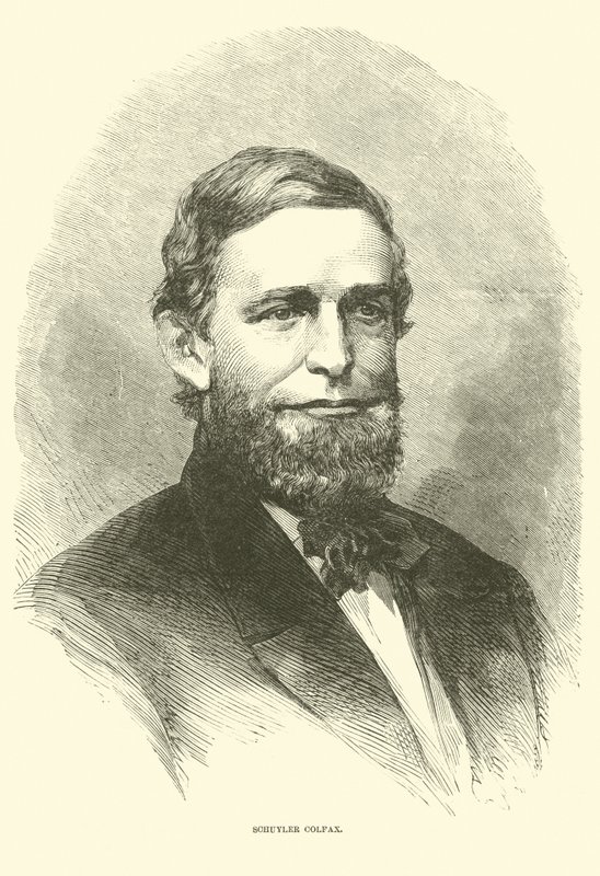 Schuyler Colfax, grudzień 1865 autorstwa American School