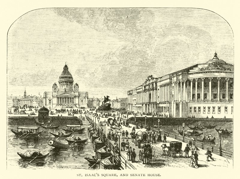 Plac św. Izaaka i Dom Senatu autorstwa American School