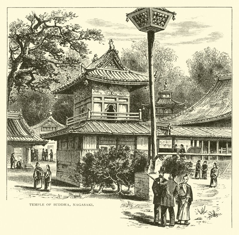 Świątynia Buddy, Nagasaki autorstwa American School