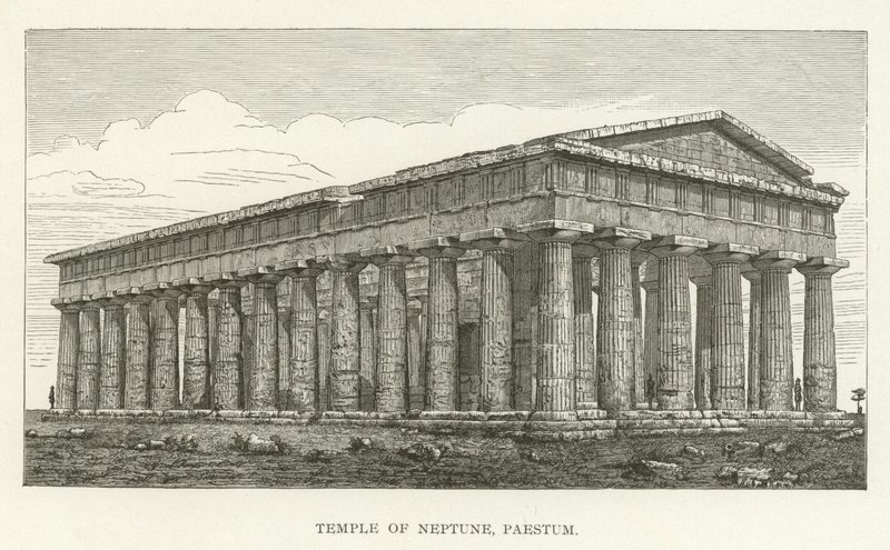 Świątynia Neptuna, Paestum autorstwa American School
