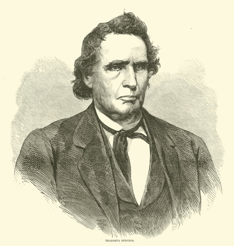Thaddeus Stevens, styczeń 1866 autorstwa American School
