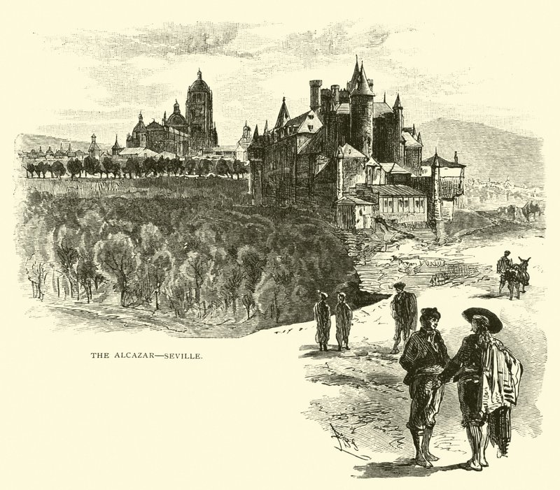 Alcazar, Sewilla autorstwa American School