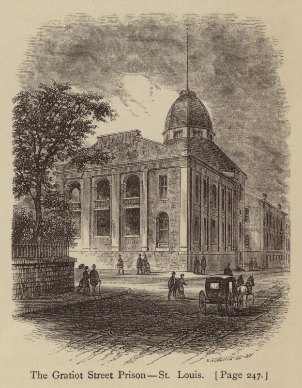 Więzienie Gratiot Street, St Louis (rycina) autorstwa American School