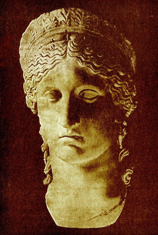 Juno Ludovisi, ilustracja z Historii Grecji autorstwa Victora Duruy, opublikowana w 1890 r. (obraz ulepszony cyfrowo) autorstwa American School