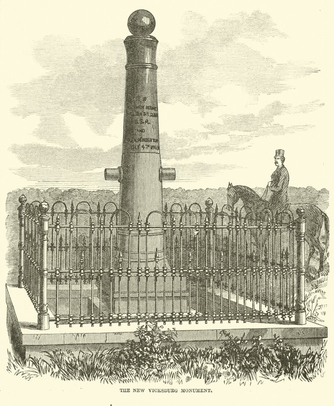 Nowy pomnik Vicksburga, lipiec 1863 r. autorstwa American School