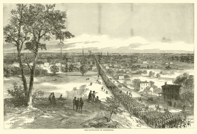 Okupacja Petersburga, kwiecień 1865 autorstwa American School